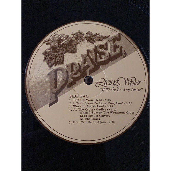 Living Water If There Be Any Praise 1979  LP Female Devotional Gospel Vinyl EX - Picture 8 of 8